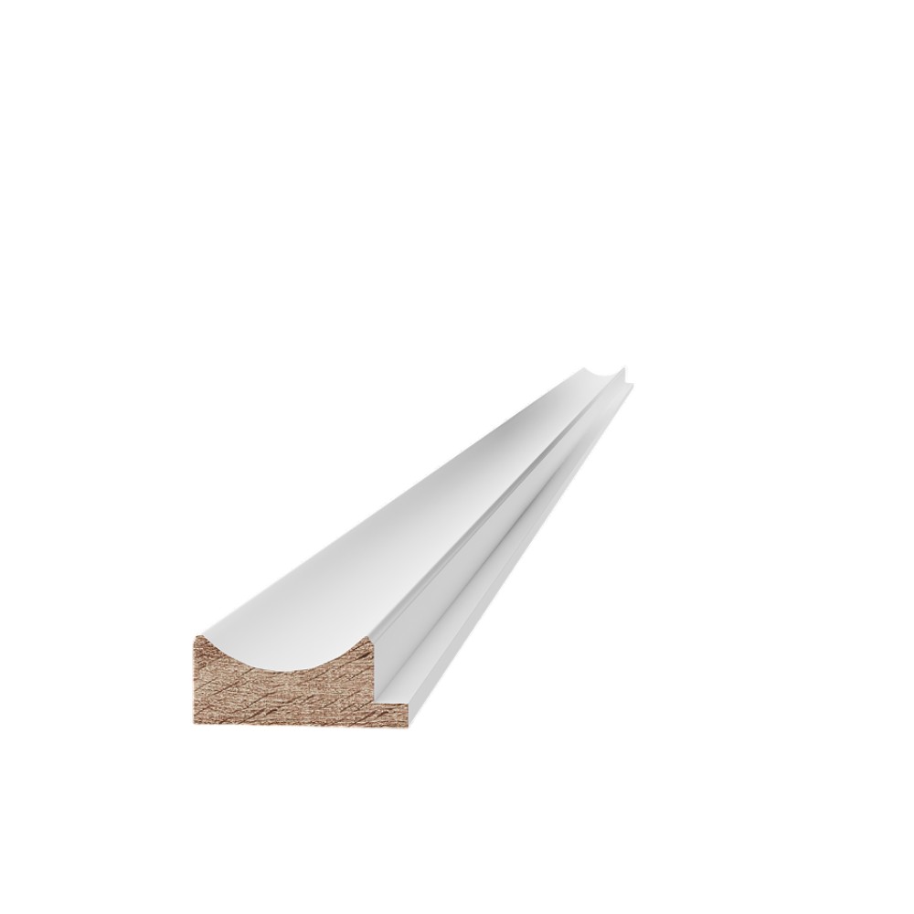 Финишный молдинг под покраску Evrowood PL 08 ZSH 2000×32×12